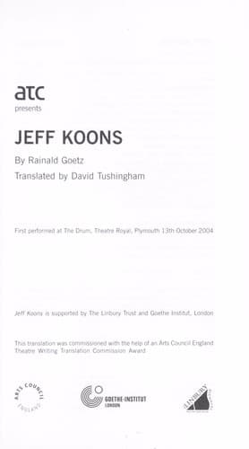 Cover image for Jeff Koons