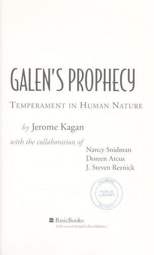 Cover image for Galen's prophecy