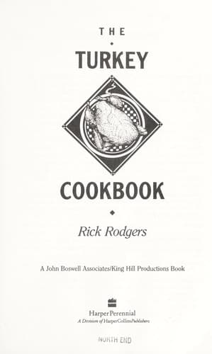 Cover image for The turkey cookbook