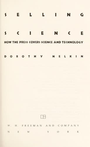 Cover image for Selling science