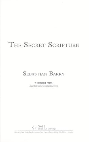 Cover image for The secret scripture