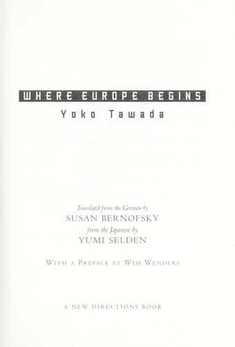 Cover image for Where Europe begins