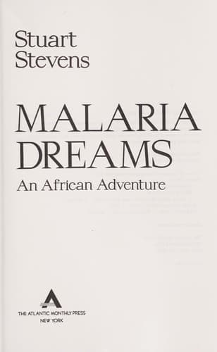 Cover image for Malaria dreams