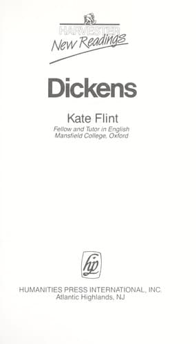Cover image for Dickens
