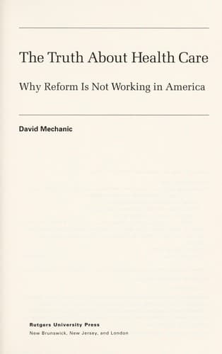 The truth about health care