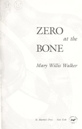 Cover image for Zero at the bone