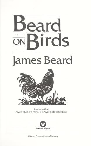 Cover image for Beard on birds