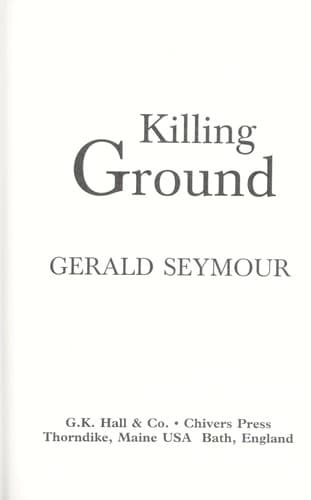 Cover image for Killing ground