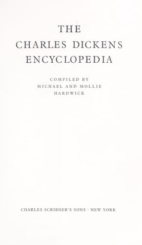 Cover image for The Charles Dickens encyclopedia