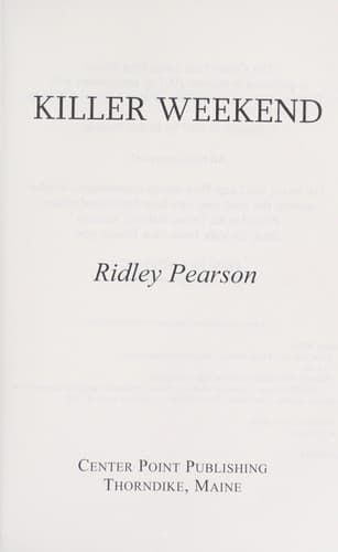 Cover image for Killer weekend