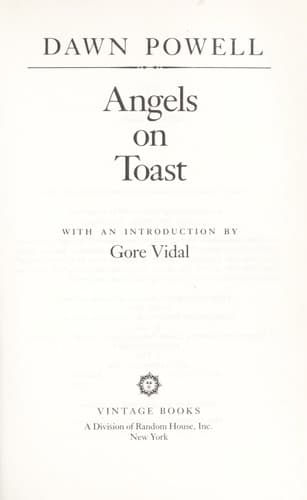 Cover image for Angels on toast