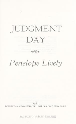 Cover image for Judgment day