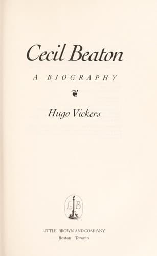 Cover image for Cecil Beaton