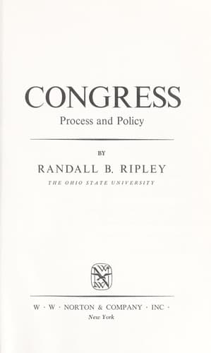 Cover image for Congress