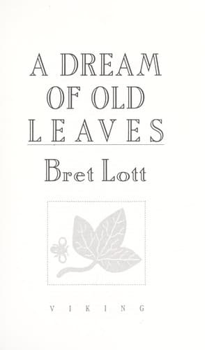 Cover image for A dream of old leaves