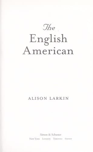 Cover image for The English American