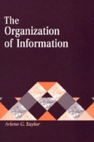 Cover image for The Organization of Information: