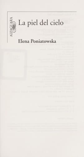 Cover image for La piel del cielo