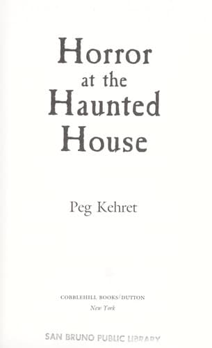 Cover image for Horror at the haunted house