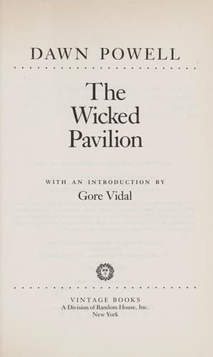 Cover image for The wicked pavilion