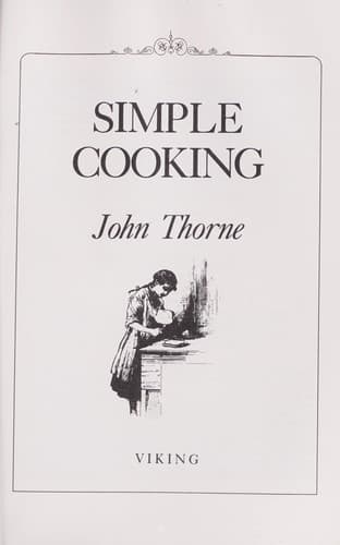 Cover image for Simple cooking