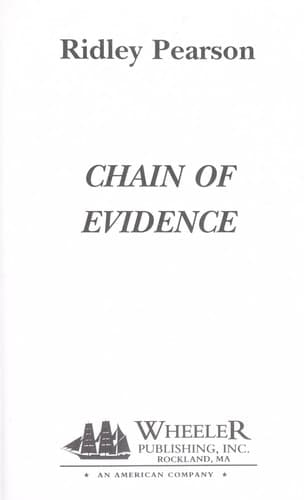 Cover image for Chain of evidence