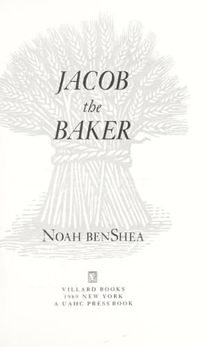 Cover image for Jacob the Baker