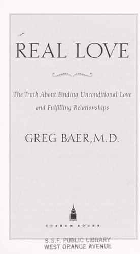 Cover image for Real love