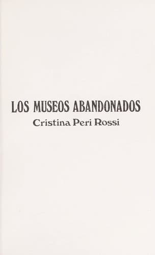 Cover image for Los museos abandonados