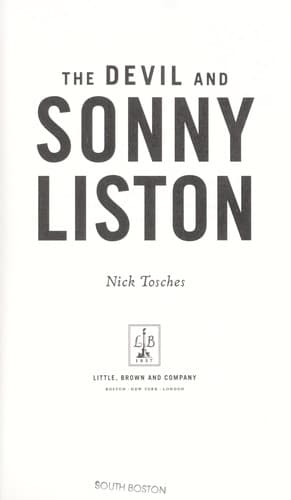 Cover image for The Devil and Sonny Liston