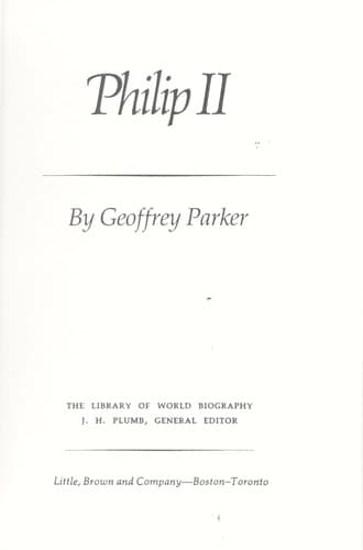 Cover image for Philip II