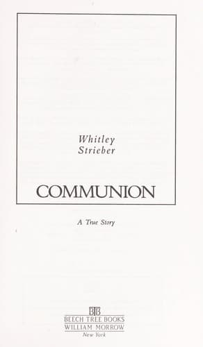 Cover image for Communion