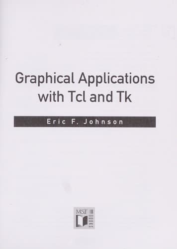 Cover image for Graphical applications with Tcl and Tk