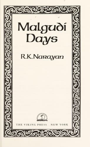 Cover image for Malgudi days