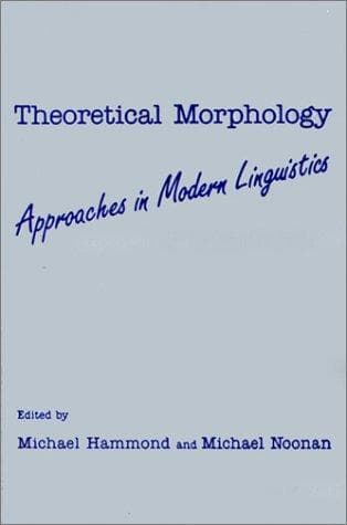 Cover image for Theoretical Morphology