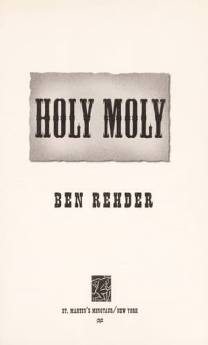 Cover image for Holy moly