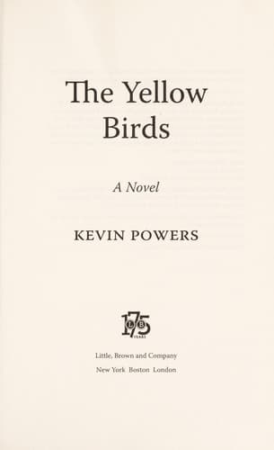 Cover image for The Yellow Birds