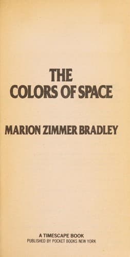 Cover image for The colors of space
