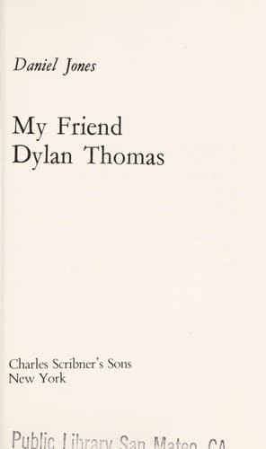 Cover image for My friend Dylan Thomas