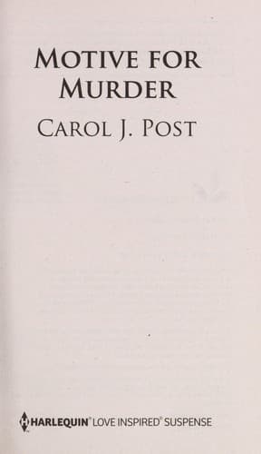 Cover image for Motive for Murder