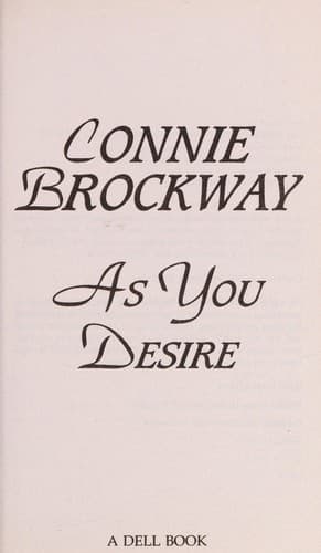Cover image for As You Desire
