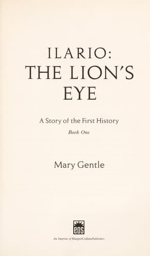 Cover image for Ilario, the lion's eye