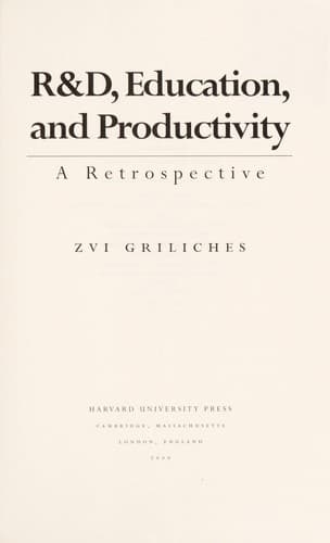 Cover image for R&D, education, and productivity