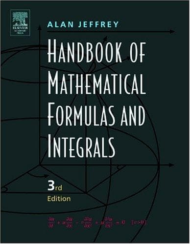 Cover image for Handbook of Mathematical Formulas and Integrals, Third Edition