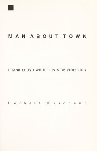 Cover image for Man about town