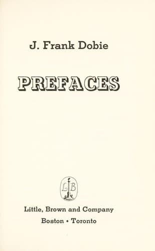 Cover image for Prefaces