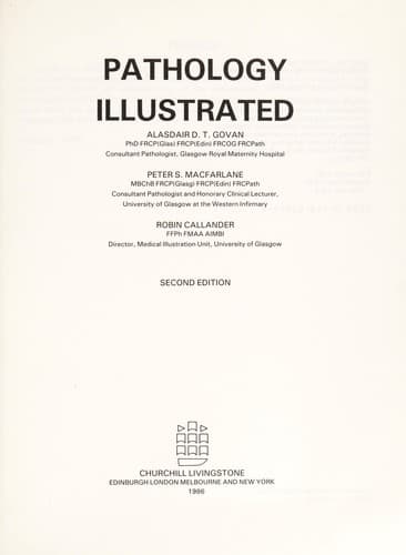 Cover image for Pathology illustrated