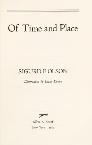 Cover image for Of time and place
