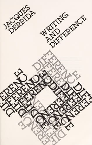 Cover image for Writing and difference