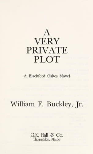 Cover image for A very private plot